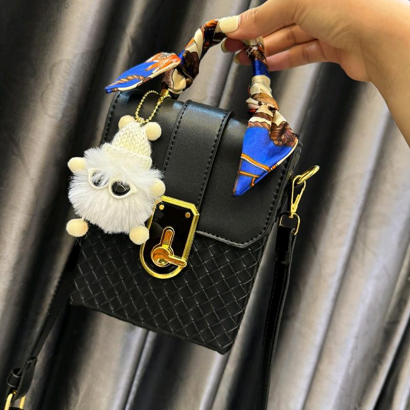 (TẶNG KHĂN VỚI GẤU) Túi Xách Nữ Túi Đựng Điện Thoại Cầm Tay Đeo Vai Đeo Chéo - T25 Bag Nhung Da