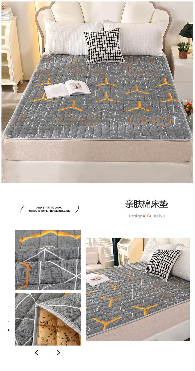 Product Introduction of New Four Seasons Foldable Non-Slip Thin Mattress Tatami Protective Pad Single Double Student Dormitory Protective Pad 14