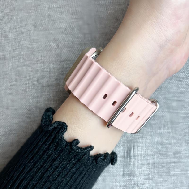 Product Introduction of Dây Ocean Silicone Dành Cho Đồng Hồ Thông Minh Series 10 9 8 7 6 5 4 3, Ultra và SE, Size Dây 42mm 44mm 45mm 49mm Phụ Kiện Smartwatch 8