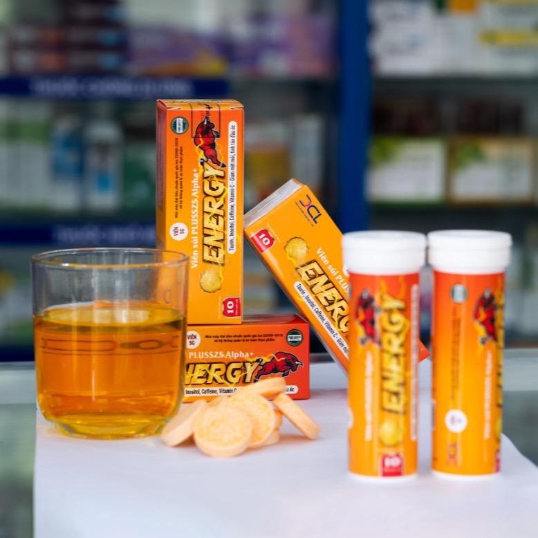 Viên sủi thể thao Plusszs Energy + tăng cường năng lượng