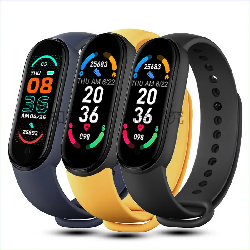 Smart Sports Bracelet Trade M6 Bluetooth Pedometer Alarm Clock Heart Rate Monitor Blood Pressure Monitor Watch tgif