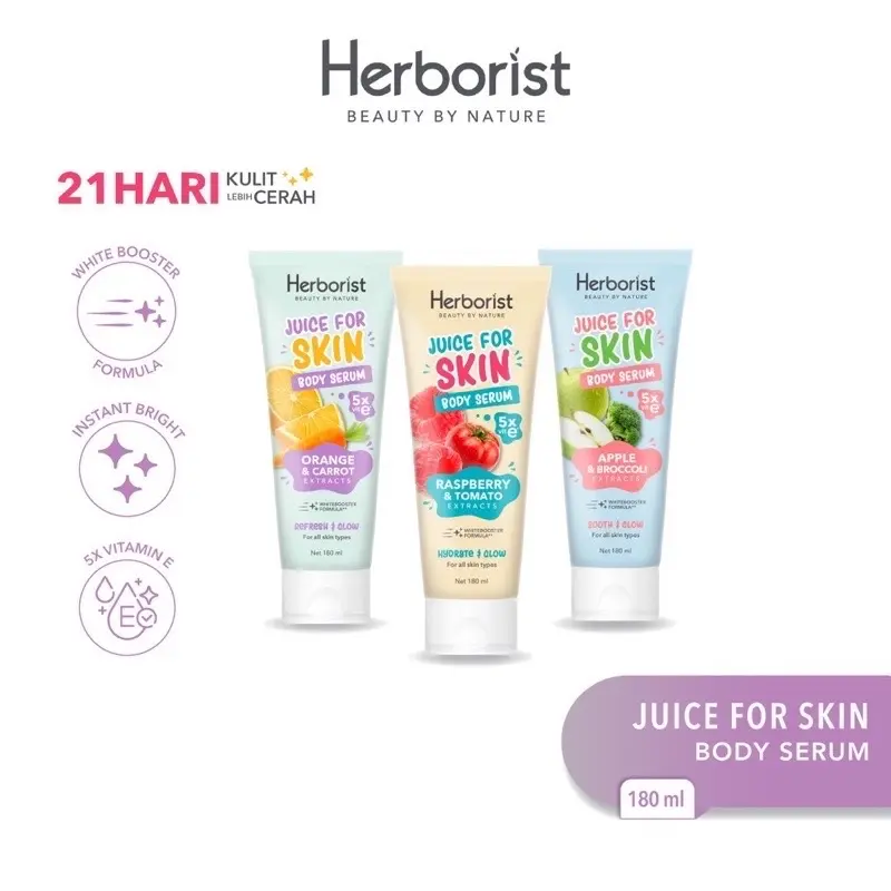 HERBORIST BODY SERUM 180ml PAKET BUNDLING ISI 3 1