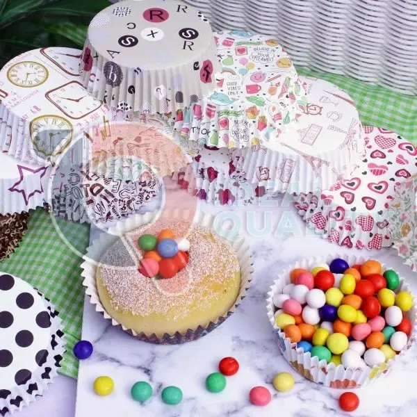 CUP CAKE BULAT ISI 200PCS || KERTAS ROTI Kue Kitchenware