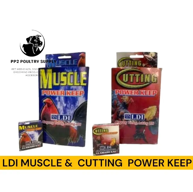 LDI Muscle Power Keep & Cutting Power Keep for Gamefowl (1 small box - Choose your variation)