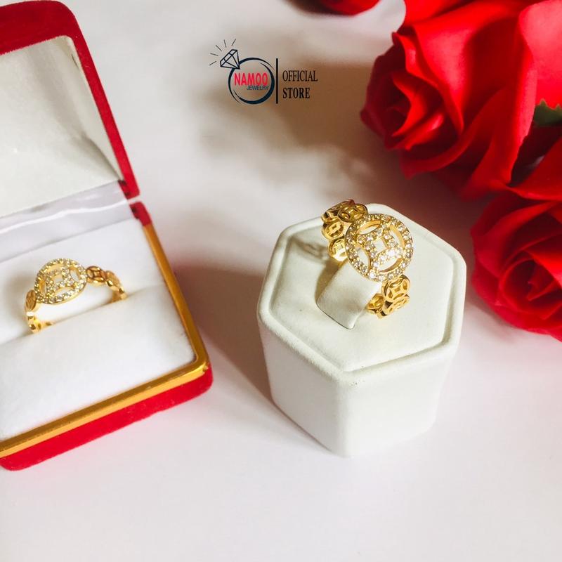 Nhẫn Nữ N018 đính đá xi kim cực đẹp 3