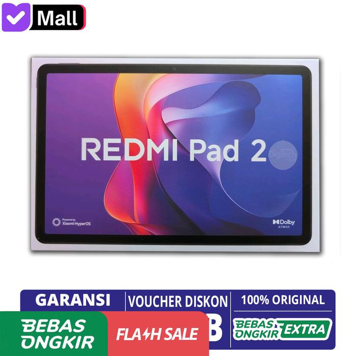 Gambar [ Digitech ] Xiaomi Redmi Pad 2 4G 6/128GB 4/128GB Garansi Resmi - Wifi 4/128 Grey dari Digitech Mall Kota Administrasi Jakarta Pusat Tokopedia