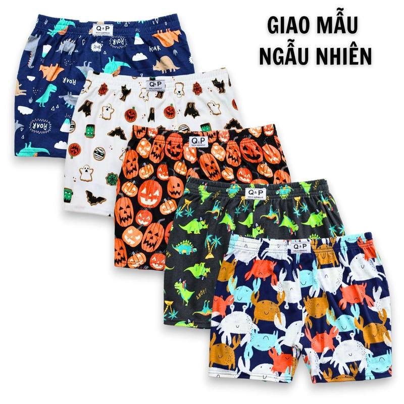 Combo 5 Quần Đùi Nam Thun Bigsize  Mặc Nhà Thoáng Mát Nhung Áo Cotton Menswear đồ  ngủ