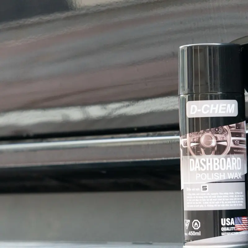 [Chai lớn 450ml] Chai Phục Hồi Nhựa Nhám D-Chem Dashboard Polish 450ml~380g Dạng Xịt Dưỡng & Đánh Bóng Nhựa Nhám Ô Tô Xe Máy 3