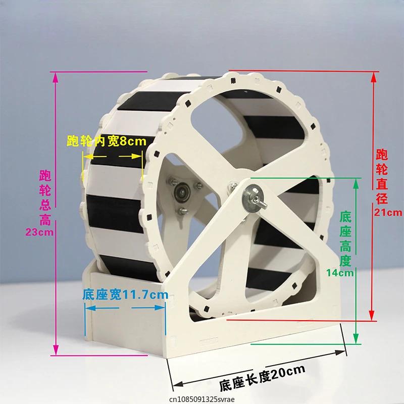 Product Introduction of Pet Hamster Sport Wheel Hamster Running Wheel Hamster Disc Exercise Wheel with Stand Funny Running Disc Toy Wheel for Hamster 2