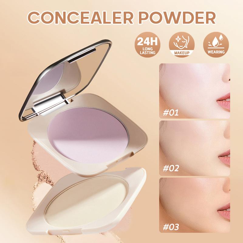 Phấn Phủ Dạng Nén, GECOMO, Nhẹ, Phấn Mật Ong Lì Kiểm Soát Dầu, Không Thấm Nước, Lâu Trôi, Kết Hợp Trang Điểm Không Lem, Thích Hợp Cho Da Khô Và Dầu, Che Khuyết Điểm, Trang Điểm Nữ 2