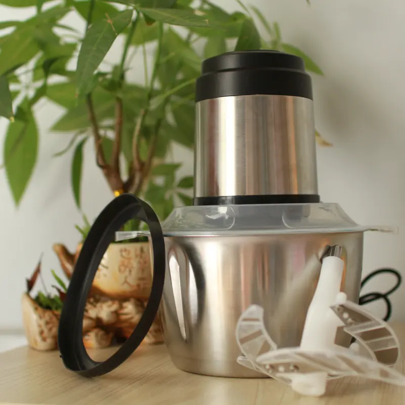 { Tặng lọ  tiêu} -   thịt đa năng -  cua -  rau củ quả,  thực phẩm- Hàng chính hãng - dung tích 2L, 4 lưỡi sắc bén, inox 304. Bảo hành 6 tháng. hằng du mục máy xay 1