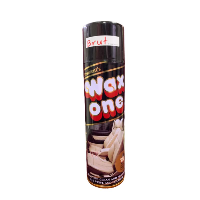 Chai xịt bóng da, bóng gỗ Wax One 450ml chuyên phục hồi làm bóng nhựa nhám bạc màu