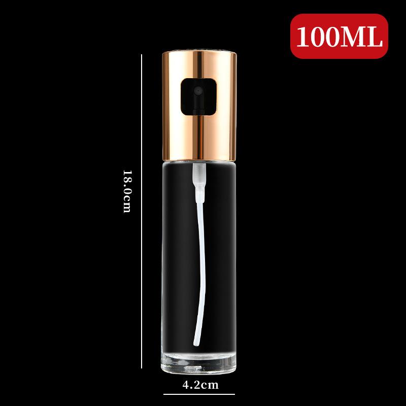 Glass Oil Dispenser Olive Oil Sprinkling Can Air Fryer Fuel Injector Outdoor Barbecue Press Spray Oil Dispenser 7