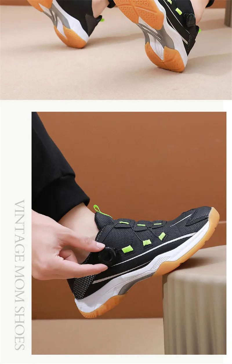 Product Introduction of 2023 New badminton shoes for men sport running shoes men's fashion casual sneakers hard-wearing anti-slippery shoes White Tiger badminton shoes size 35-46 33