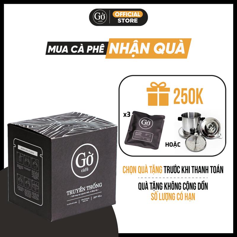 Cà phê phin giấy tiện lợi Gờ cafe Coffee