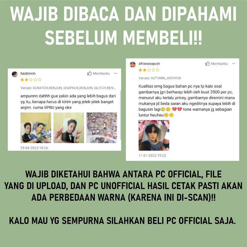 [UNOFFICIAL PHOTOCARD] NCT DREAM - BEST FRIEND EVER BFE 1