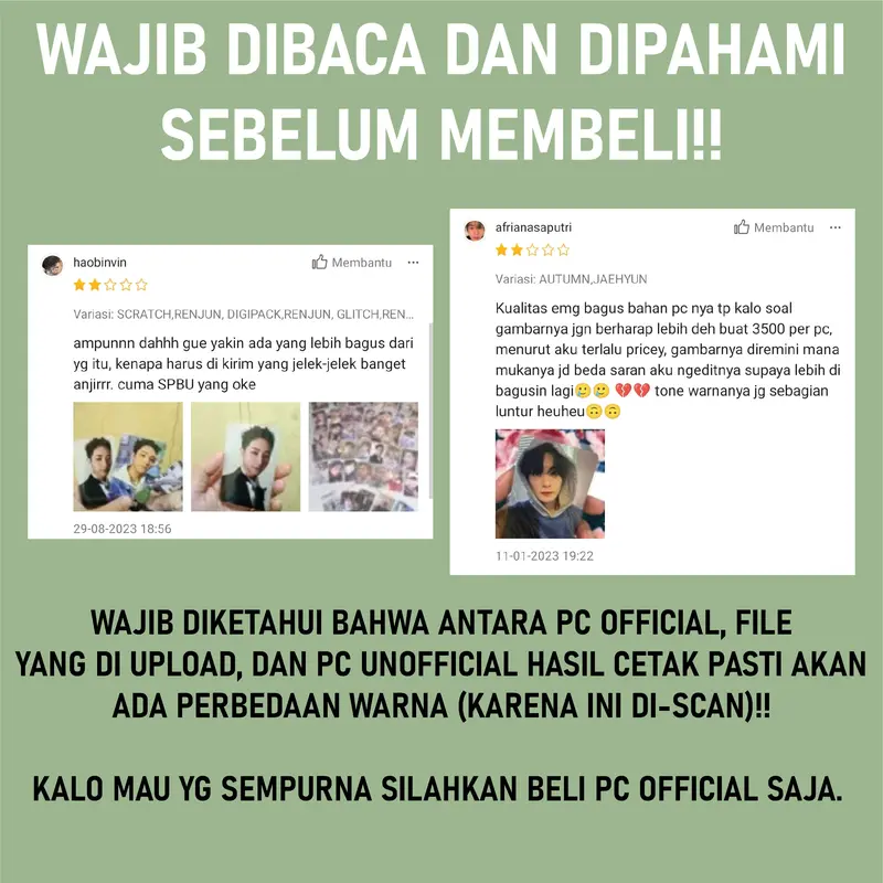 [UNOFFICIAL PHOTOCARD] NCT DREAM - BEST FRIEND EVER BFE 1