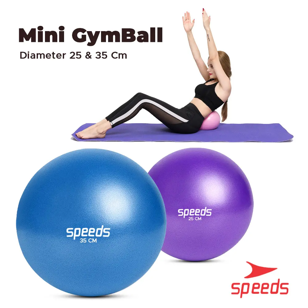 SPEEDS Gym Ball Gymball Fitness yoga alat olahraga Mini 25 cm Bola Gym Bola 019-6