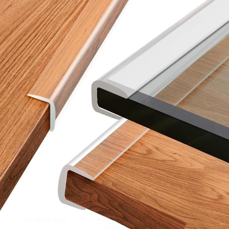 3 Meters U-channel Rubber Edging Sealing Strip Shower Door Glass ...