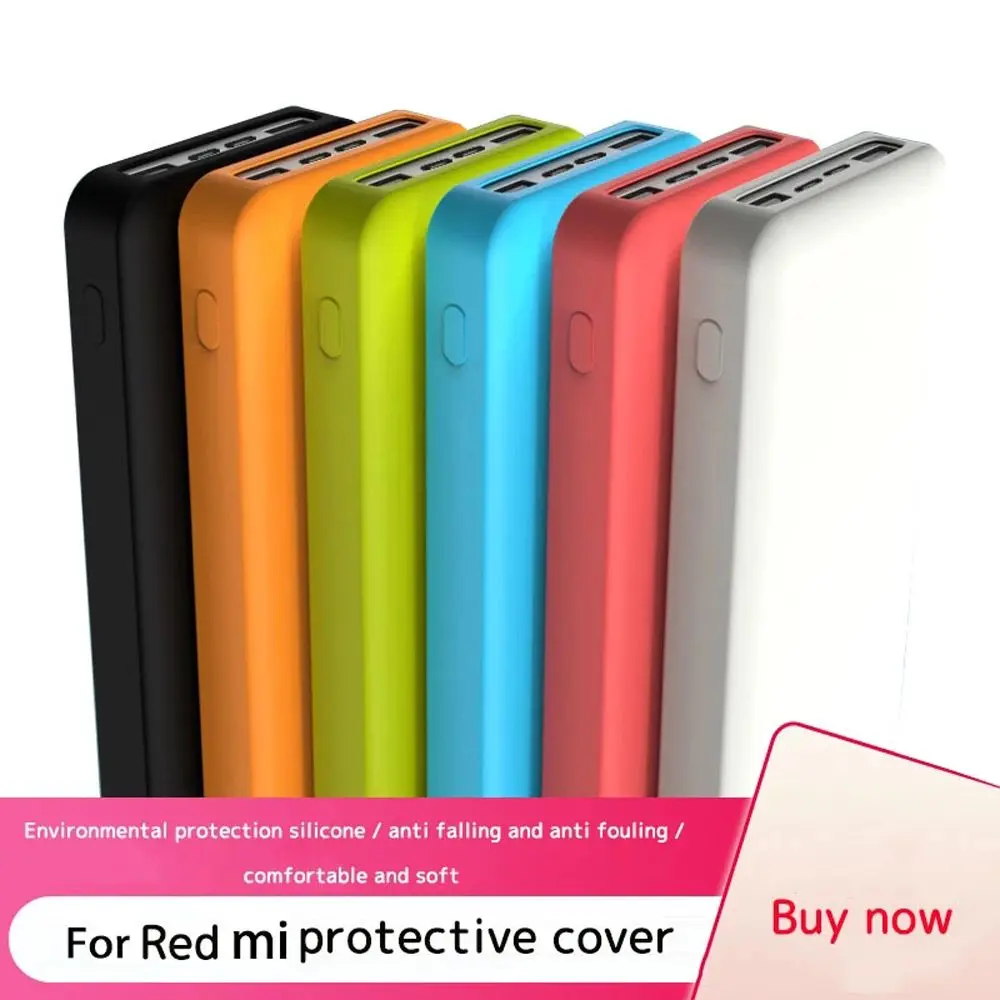 Phụ Kiện Powerbank, PB100LZM USB, Cho Redmi, Có 2.000 mAh Và 3.000 mAh, Chống Trượt, Tương Thích Với Xiaomi Và Power Bank, Bao Gồm Hộp Đựng Power Bank, Vỏ Ốp Powerbank, Bao Vải Bảo Vệ Silicon