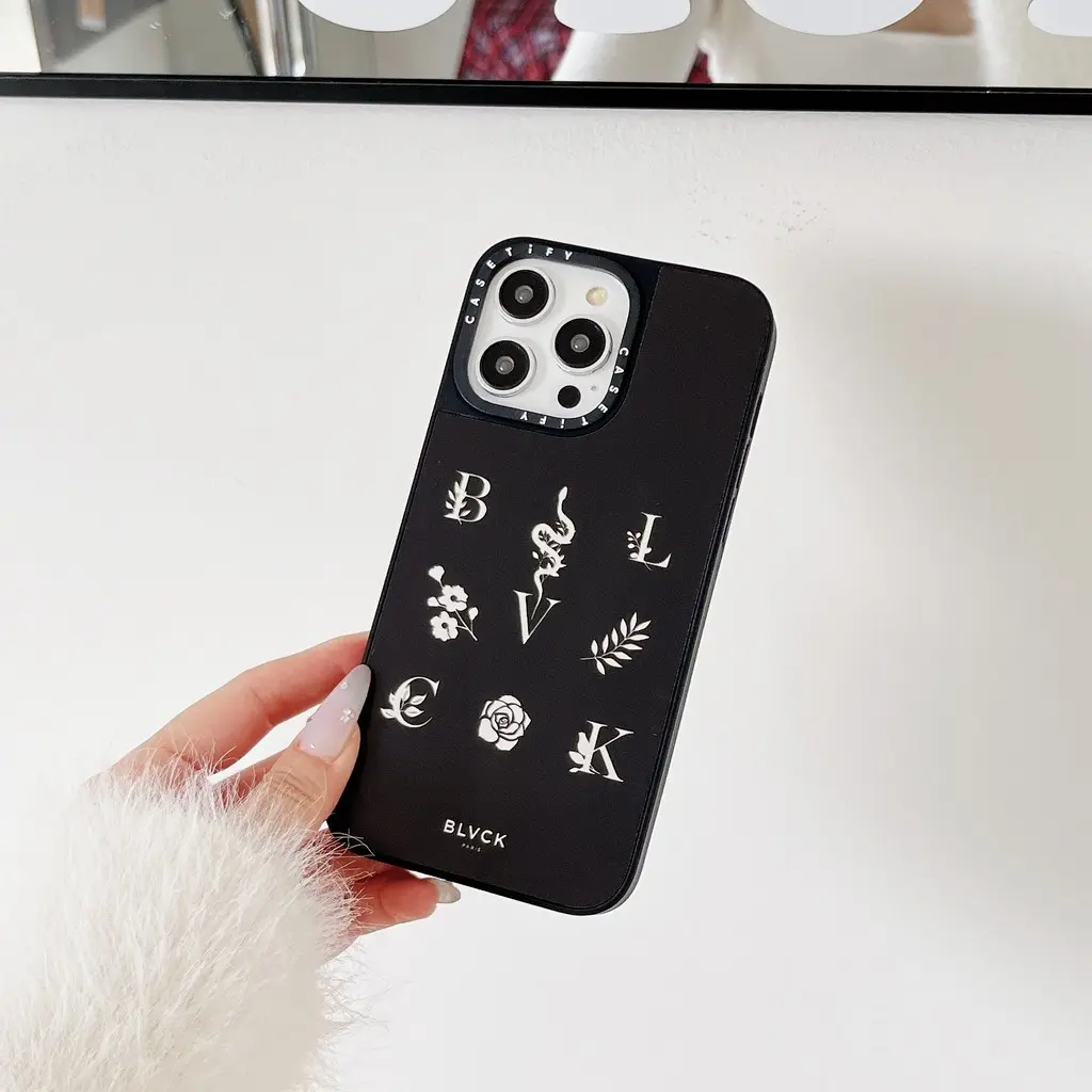 BLVCK Ace Spades Joker Bear Casetify Mirror Phone Case Suitable