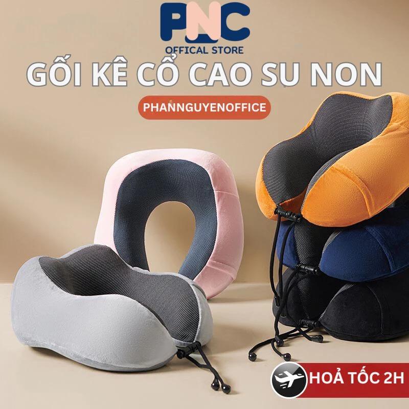 Gối cổ chữ U kê cổ cao su non mẫu mới kê cổ chống đau mỏi vai gáy dùng cho văn phòng du lịch ô tô được đổi trả