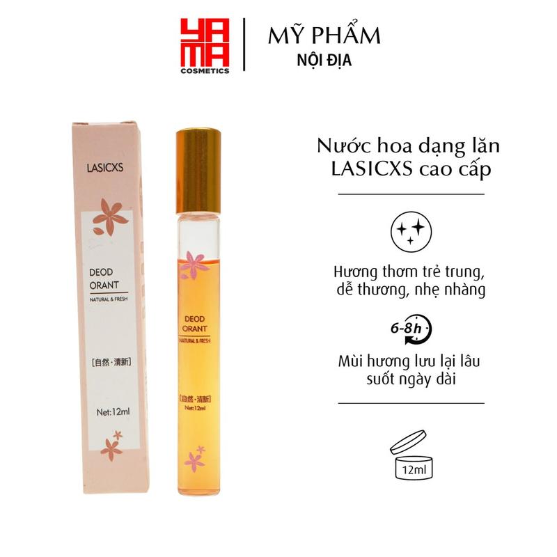 Nước hoa dạng lăn LASICXS 12ml cao cấp, nước hoa toàn thân body mist ! Cosmetic Perfume 3