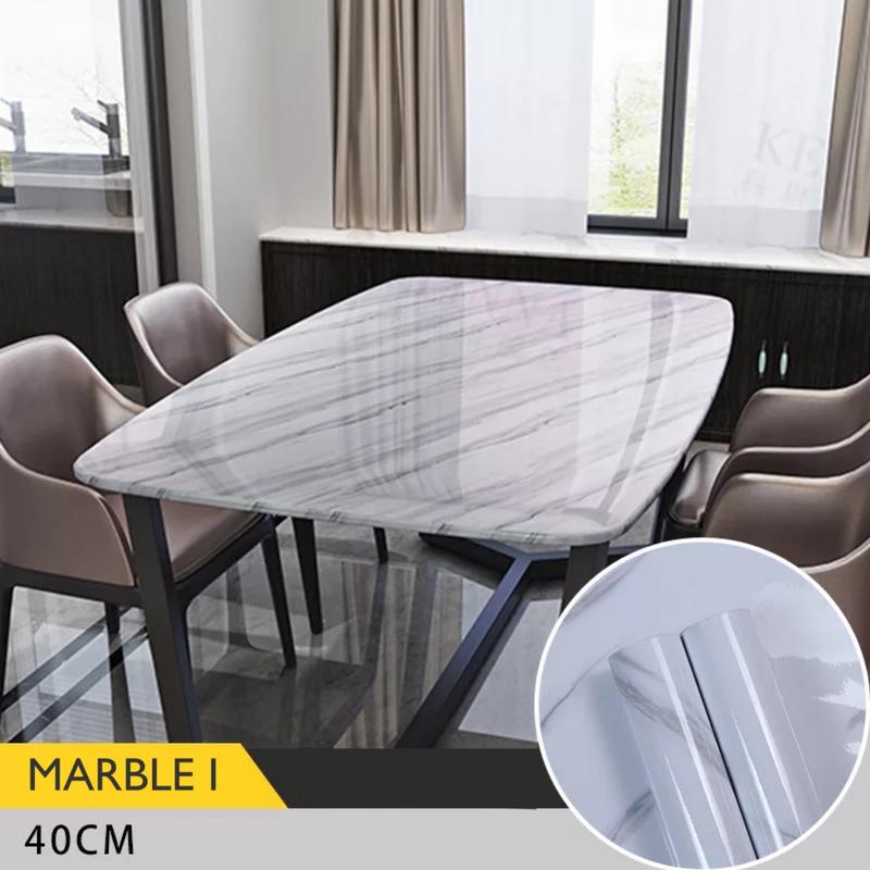 Product Introduction of ABIG 61cm Marble Self Adhesive Wallpaper Kertas Dinding Bata PVC Waterproof Sticker Self Deco Wall/Cabinet/Table Home Wall 7
