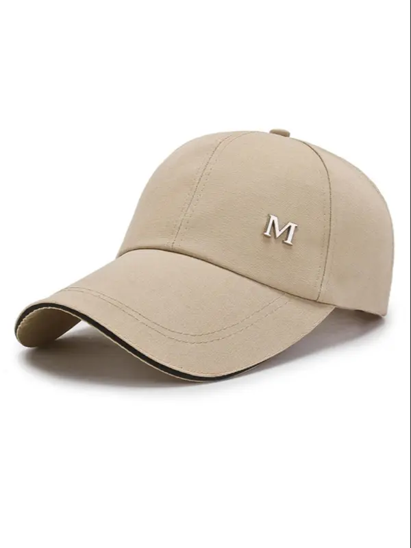 Unisex Casual Trendy Letter Decor Baseball Cap, Street Style Sportive Baseball Cap, Fashion Hat for Men & Women for All Season 0