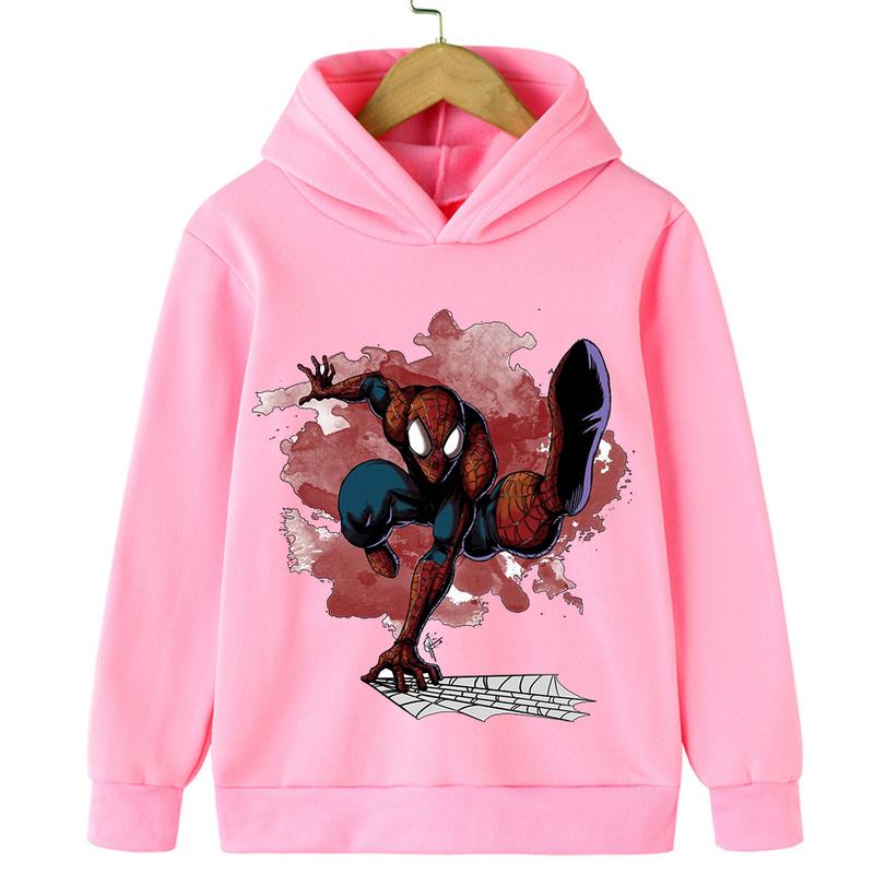 Product Introduction of Big adventure anime Spider Superman fashion comfortable long sleeve sweatshirt boys new hoodie fall casual hoodie tops 9