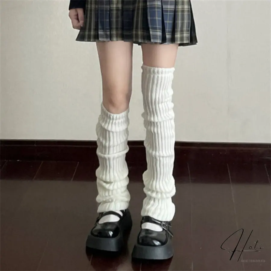 Tất ống cố cao, vớ unisex chất liệu cotton phụ kiện phối đồ xinh xắn phong cách Hàn Quốc nhiều màu - HOTI - TVC84