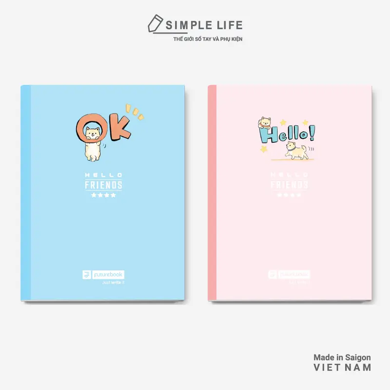 Tập Học Sinh - Vở 4 Ô Ly Hello Friends Futurebook 96 trang (DK-HS841) 0