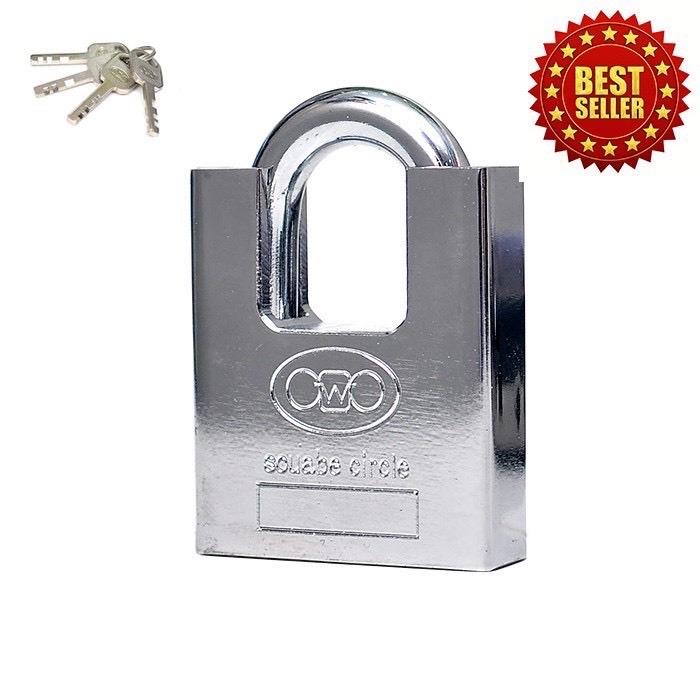 Khóa Cửa Nhà Ổ Khóa Chống Cắt Trắng Circle 50mm,60mm