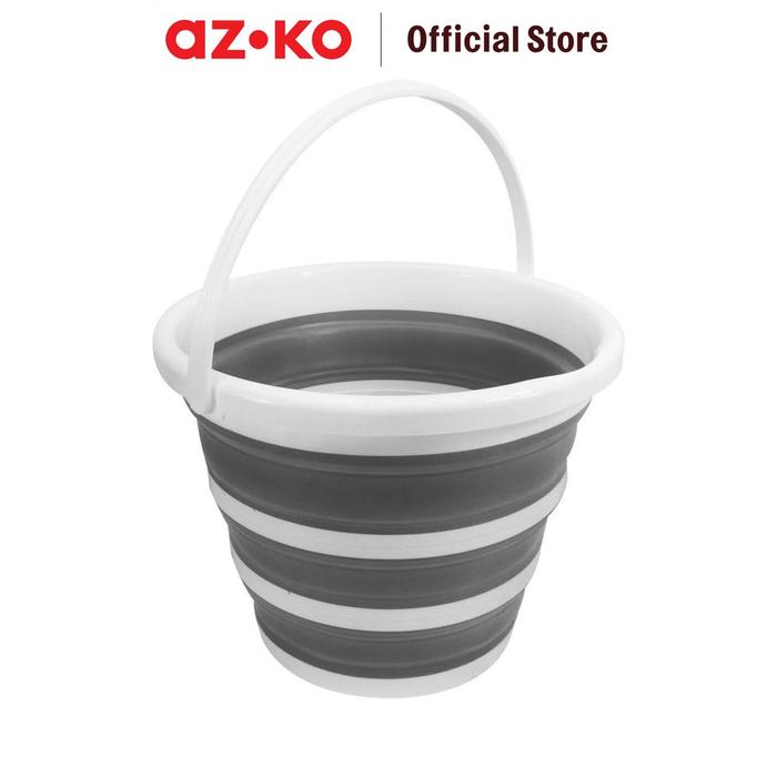 Gambar AZKO Proclean 10 ltr Ember Lipat - Abu-Abu Bak Air Serbaguna Multifunctional Bucket Perlengkapan Rumah dari AZKO ID Kota Administrasi Jakarta Barat Tokopedia