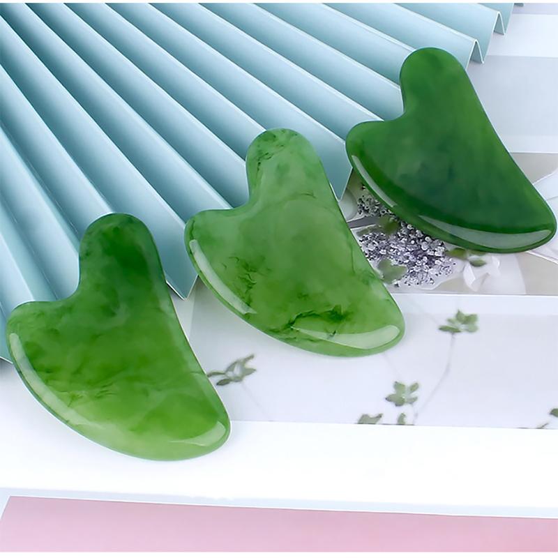 Product Introduction of 1pcs Resin shaving scraper hook sand roller scraping tool face massager 5