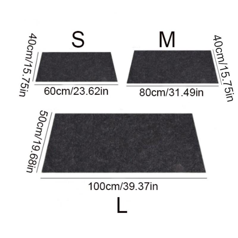 Product Introduction of GEMMAIA Practical Black Reptile Carpet Foldable Cuttable Tortoise Mat Moisturizing Absorbent Lizard Pad for Snake 9