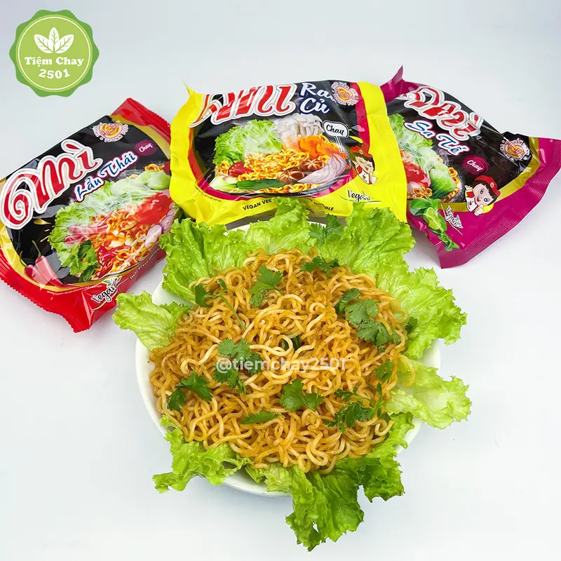 Mì tôm chay | Thực phẩm chay ngon sạch, đồ chay | Tiệm Chay 2501 1