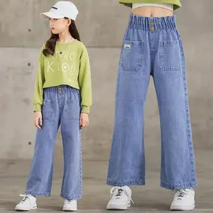 Celana Kulot Jeans Anak Perempuan Variasi Kantong Depan Celana Jeans Anak Celana Anak Perempuan