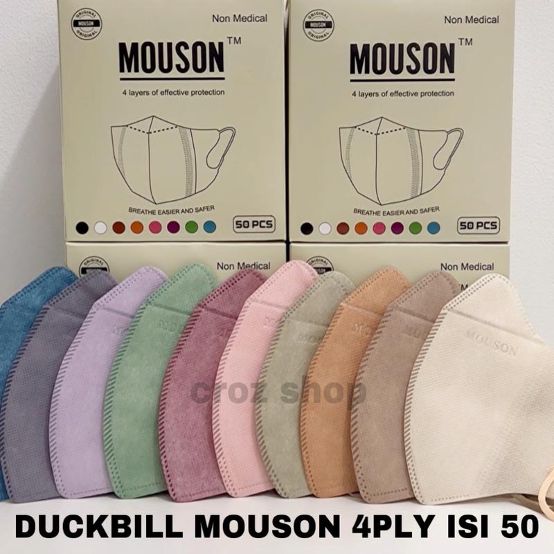 Duckbill Mouson 4ply Masker 50 pcs Emboss 0