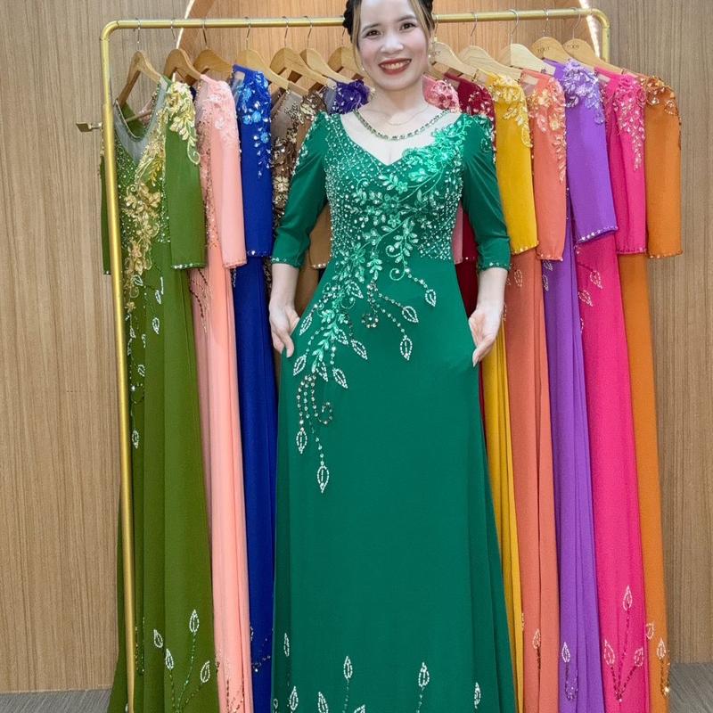 Áo dài dạ hội hàng thiết kế cao cấp 8