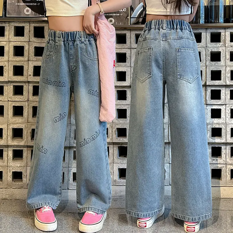 Quần bò mềm S1 size đại 14 - 45kg cho bé gái