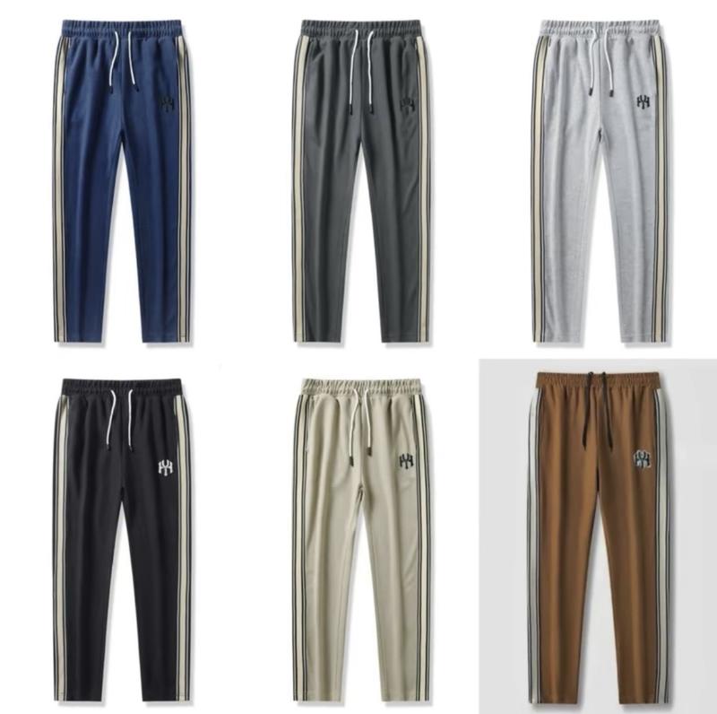 Product Introduction of Unisex Waffle Striped Jogging Pants Fashion Jogger Casual Walker 7