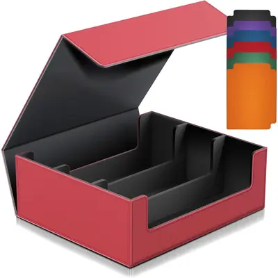 thumbnail image 2 of VICASKY 6pcs Game Card Storage Box Organizer For Trading Cards And 2 of 11