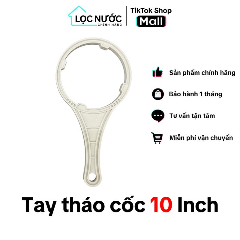 Tay vặn cốc lọc nước, vỏ màng RO, 10 inch, dùng cho máy lọc nước, Kangaroo, Karofi, Sunhouse
