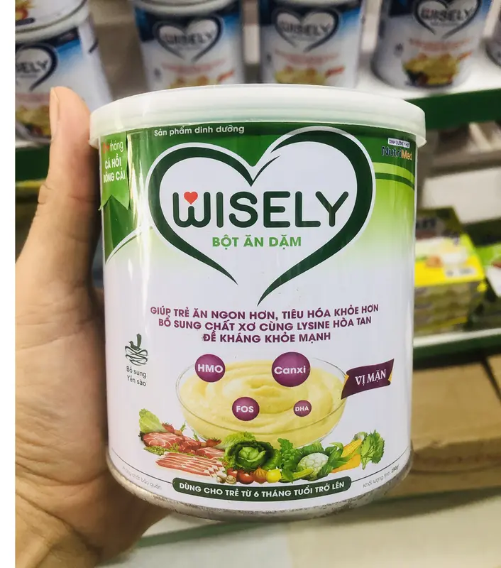 Bột Ăn Dặm Wisely Cho bé Từ 4 tháng trở lên 3