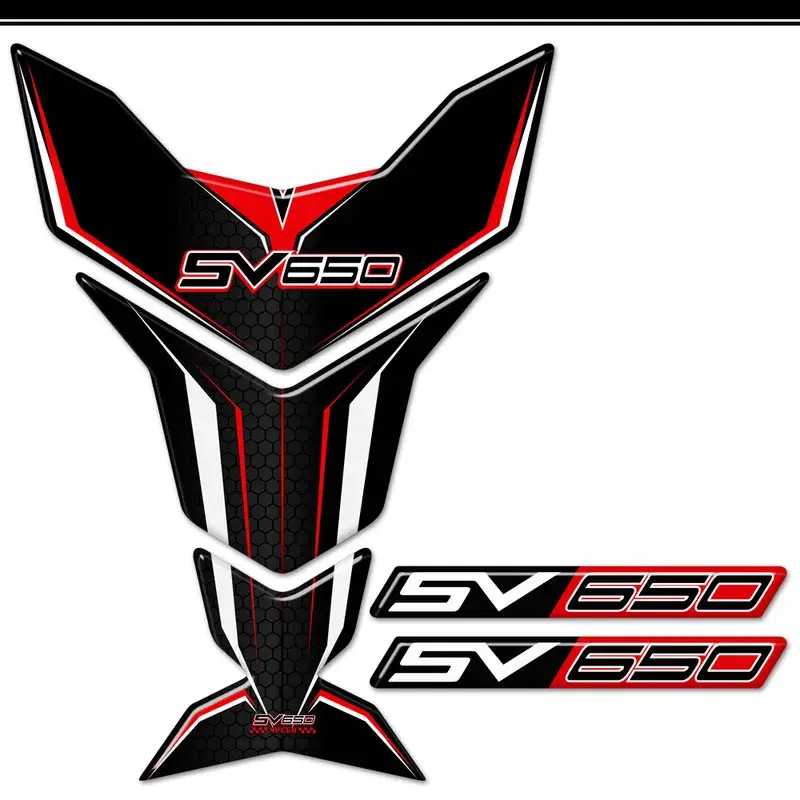 For Suzuki SV650 SV650X SV 650 S X Tank Pad Protection Decal Tankpad Stickers Gas Fuel Oil Fairing 2017 2018 2019 2020 2021