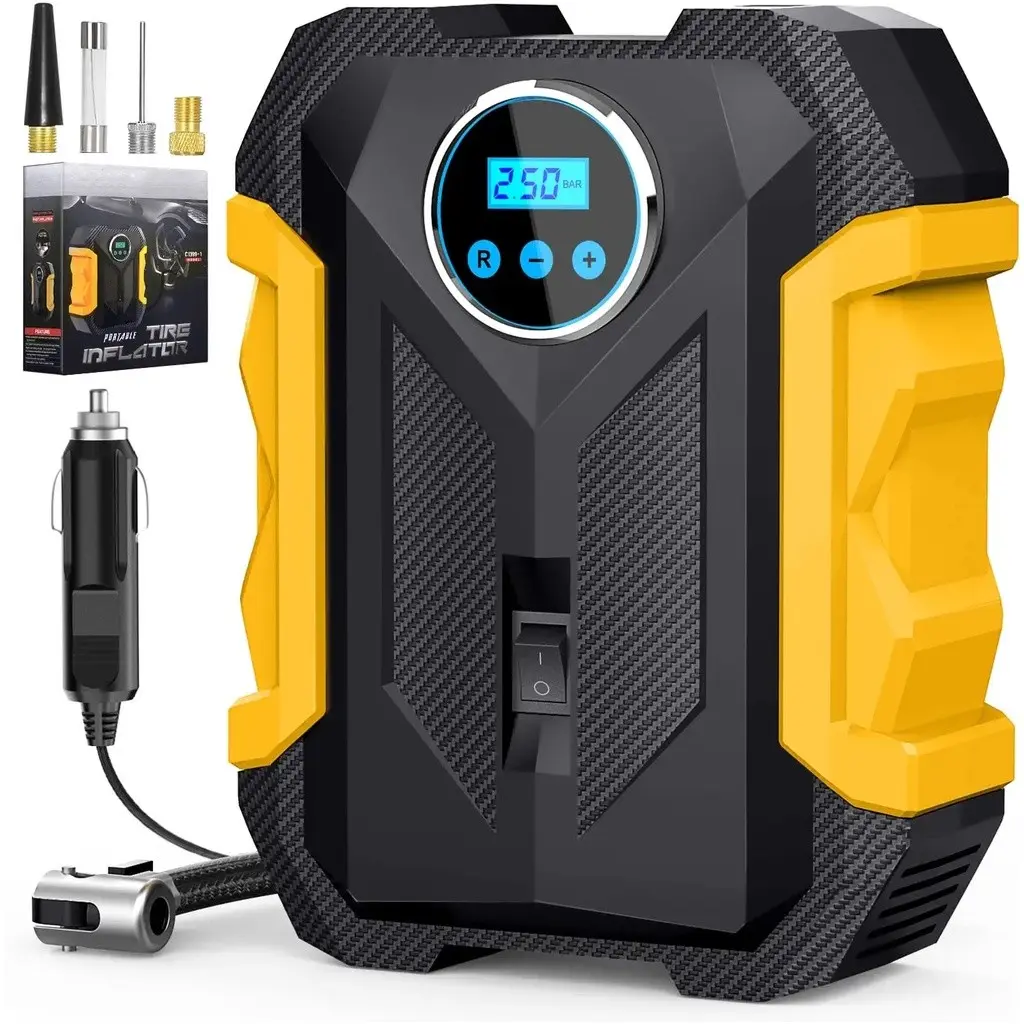 12v Portable Car Tire Inflator Auto Pump Compressor car air pump Compressor