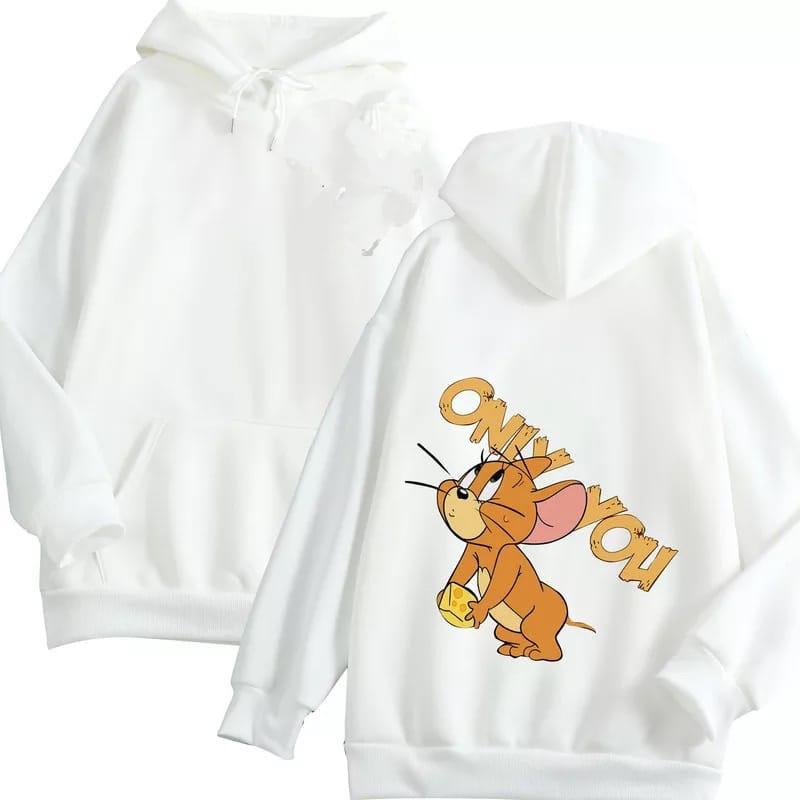 switer couple TOM&JERRY / sweater couple pasangan sahabat / hoodie couple boba kekinian keren oversize 1