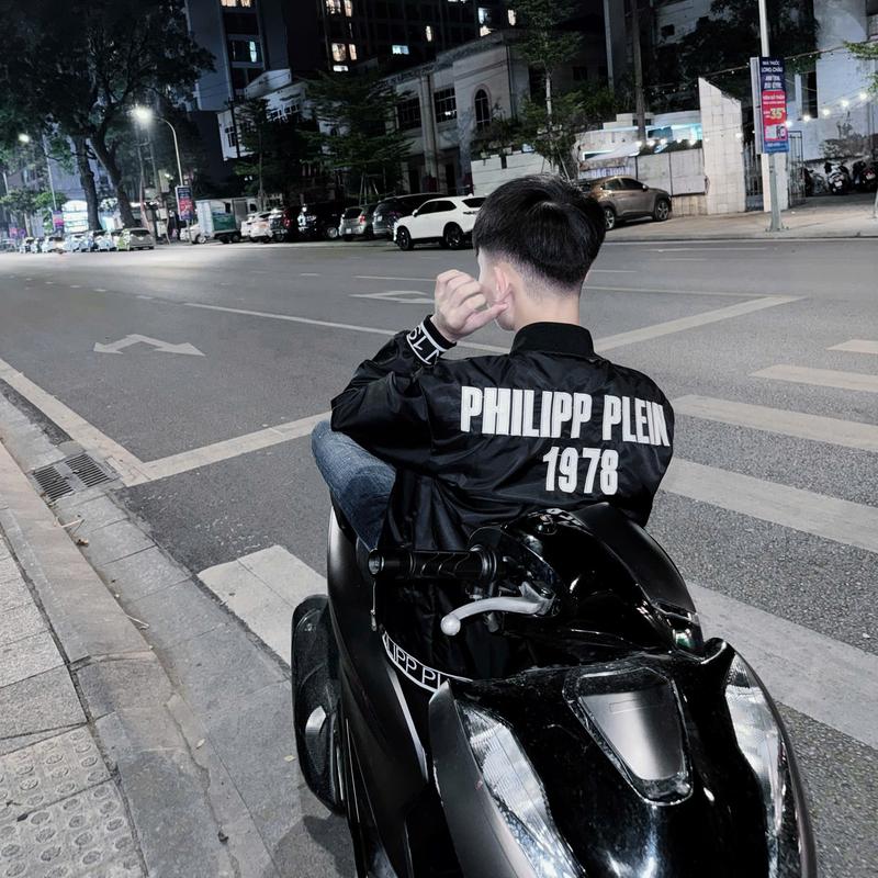 khoắc gió philipp plen (thêu 1978 ) nam nữ cao cấp , gió hàn giày giặn Áo Meénwear 2 Lớp MenswearZ