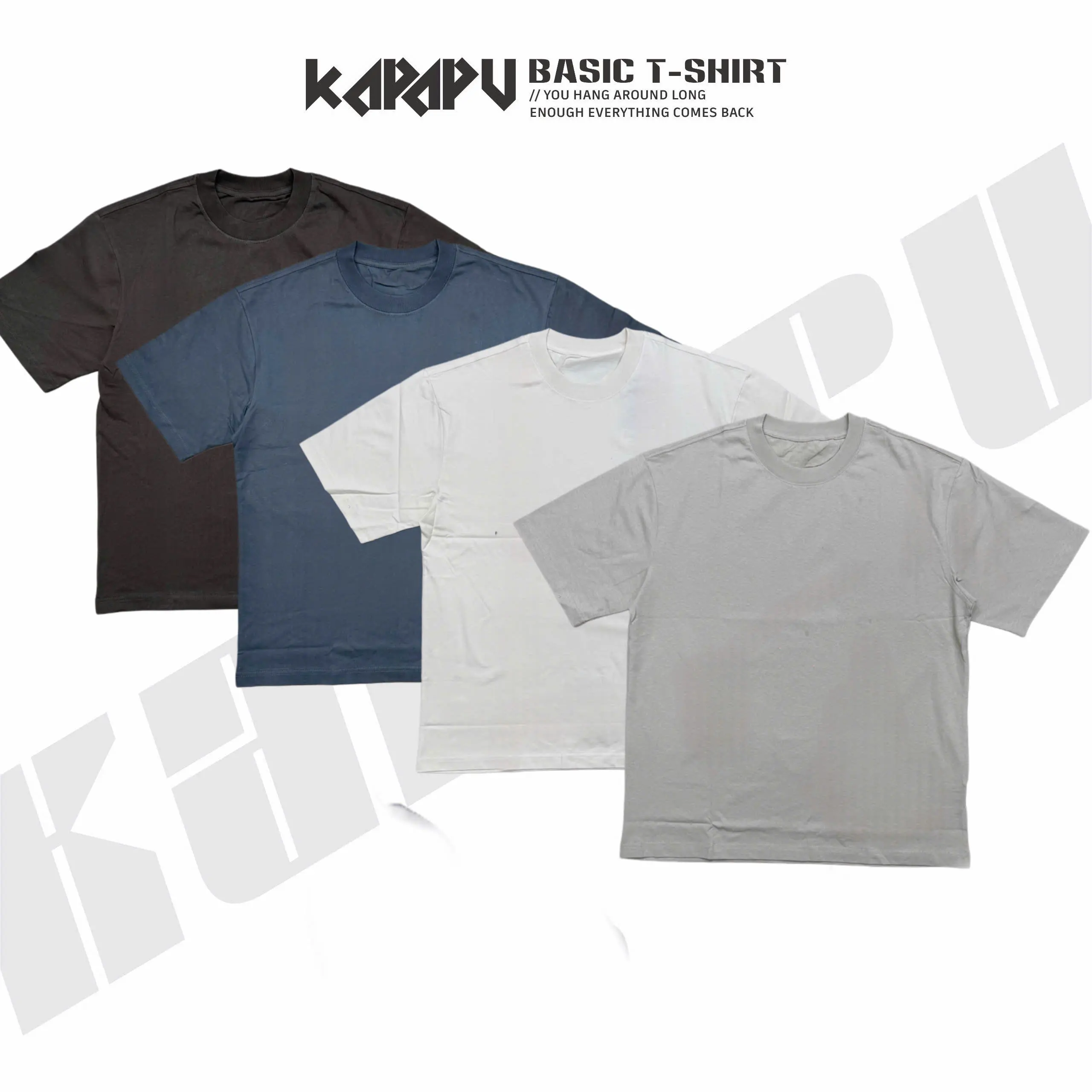 Áo Thun KAPAPU local Brand unisex oversize áo thun tron